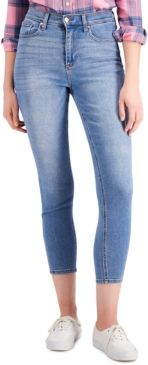 Juniors' High-Rise Skinny Ankle Jeans