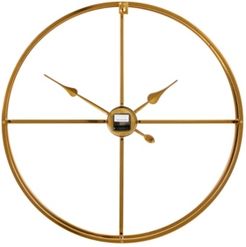 Modern Round Metal Floating Wall Clock