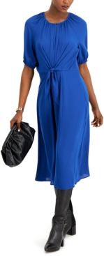 Tie-Front Midi Dress, Created for Macy's