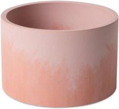 Marbled Concrete 5" Vessel, Pink & Coral