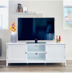 Jayleen Modern Contemporary Slat Style Tv Stand