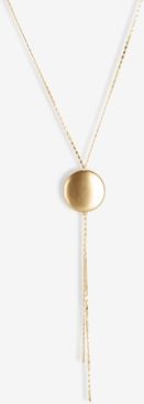 Gold-Tone Bolo Lariat Necklace, 30" + 2" extender
