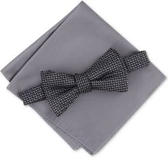 Chevron Bow Tie & Solid Pocket Square Set, Created for Macy's