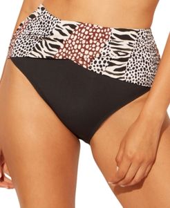 Sarong High-Waist Bikini Bottoms Women's Swimsuit