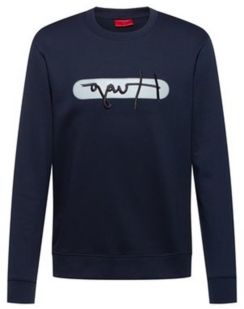 Dicago Long Sleeve Sweatshirt with Embroidered Logo