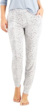 Ultra-Soft Knit Jogger Pajama Pants, Created for Macy's