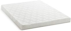 Dream Collection by Lucid 4" Gel Memory Foam Mattress Topper with Breathable Cover, California King