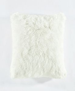 Emma Faux Fur Decorative Single Pillow Cover, 20" x 20"