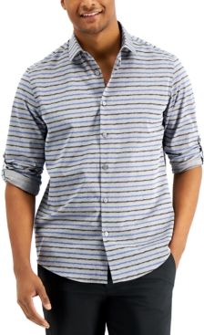 Destin Ikat Striped Shirt, Created for Macy's
