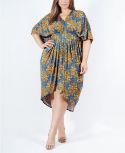 Butterfly Plus Size Women's Kaftan