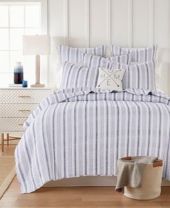 Rochelle Stripe Quilt Set, Full/Queen