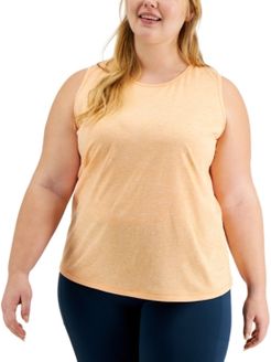 Plus Size Keyhole-Back Tank Top, Created for Macy's