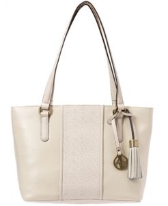 Pebble Leather Weave Tote, Created for Macy's