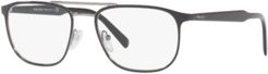 Pr 54XV Men's Square Eyeglasses