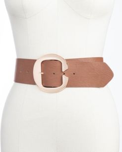 Inc C-Buckle Stretch-Panel Belt, Created for Macy's