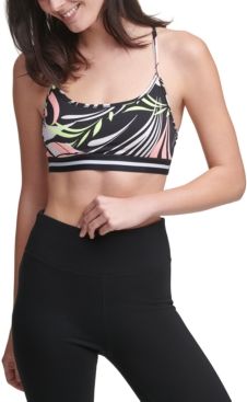 Dizzy Printed Racerback Sports Bra