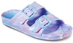 Big Girls Cali Gear: Cali Blast - Color Rager Slide Sandals from Finish Line