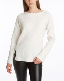 Side Slit Long Sleeve Sweater