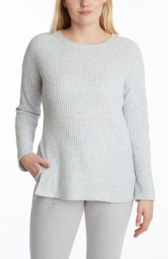 Side Slit Long Sleeve Sweater