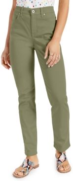 Petite Natural Straight-Leg Jeans, in Petite & Petite Short, Created for Macy's