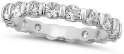 Diamond Bar Eternity Ring (2 ct. t.w.) in 14k White Gold