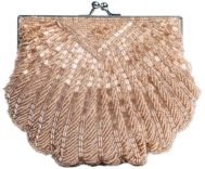 Iconic Fully Beaded Shell Clutch