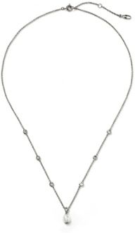 Imitation Pearl Drop Necklace 16" + 2" Extender, Created for Macy's