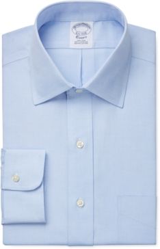 Regent Slim-Fit Non-Iron Pinpoint Solid Dress Shirt