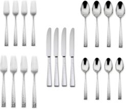 18/10 Stainless Steel Cabria 20-Pc. Flatware Set, Service for 4