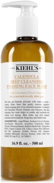 1851 Calendula Deep Cleansing Foaming Face Wash, 16.9-oz.