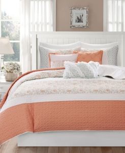 Dawn 6-Pc. Quilted King/California King Coverlet Set Bedding