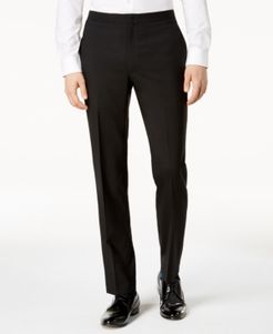 Slim-Fit Black Tuxedo Suit Pants