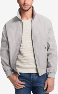 Microfiber Bomber Jacket