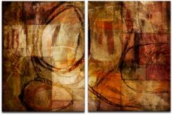 'Earth Tone Abstract Iii' 2-Pc. Oversized Canvas Art Print Set