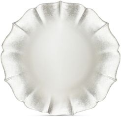 Jay Import American Atelier Contessa Silver/Pearl-Tone Charger Plate