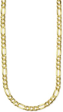 Figaro Link 26" Chain Necklace in 14k Gold