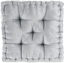 Azza 20" x 20" Poly Chenille Square Floor Pillow Cushion