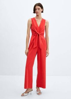 Jumpsuit lunga laccio