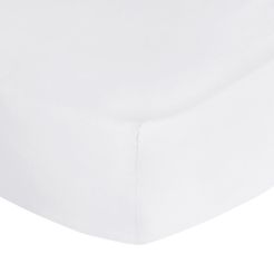 Egyptian Cotton Fitted Sheet - White - Double