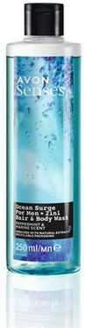 Avon Detergente corpo e capelli Senses Ocean Surge 250ML