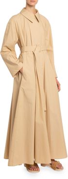 Lightweight Tech-Fabric Coat Dress