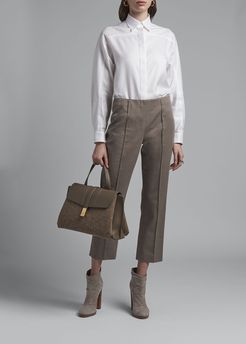 Slim-Leg Capri Pants