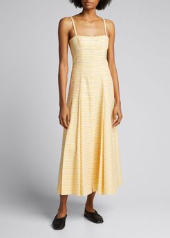 Prudence Cotton A-Line Maxi Dress