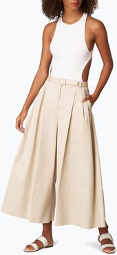 Wide-Leg Cropped Pants