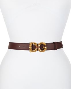 Vintage Queen DG Amore Leather Belt