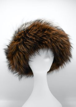 Cashmere Hat with Bicolor Fur Cuff