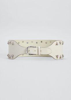 Studded Leather Belt