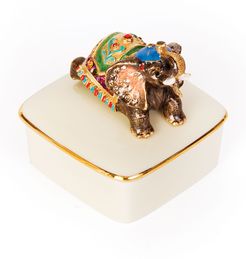 Elephant Porcelain Box