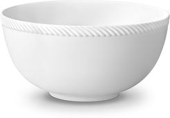 Corde Large Bowl, White