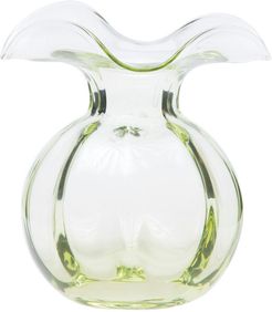 Hibiscus Glass Bud Vase, Green